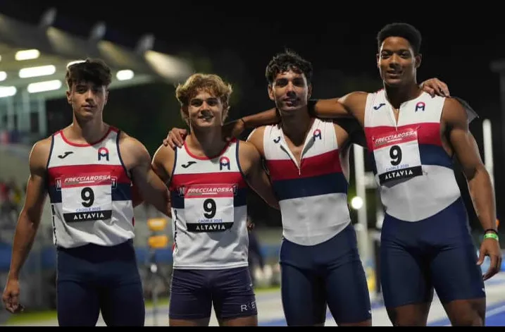 Junior è Campione Italiano Assoluto staffetta 4x100 a Caorle