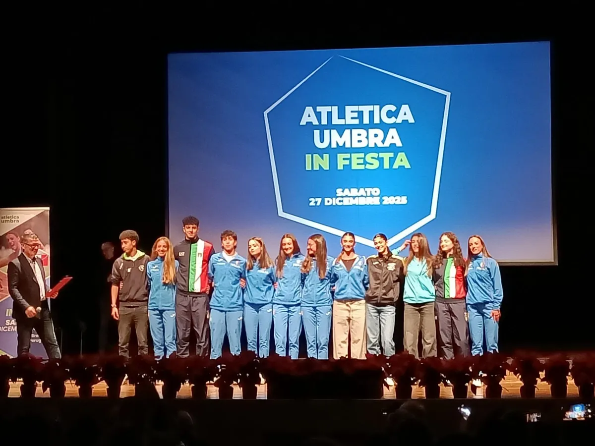 Festa dell'Atletica Umbra 2025: Giacomo Bellillo Stella Azzurra
